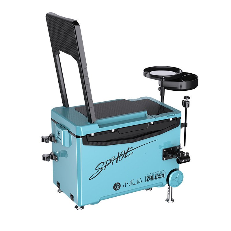 PHOENIX 29L FISHING BOX FULL OF FISHING BOX BELTS WITH BACK WHEEL MULTI-PURPOSE LIGHT FISHING BOX AND THICK LUYA FISHING BOX